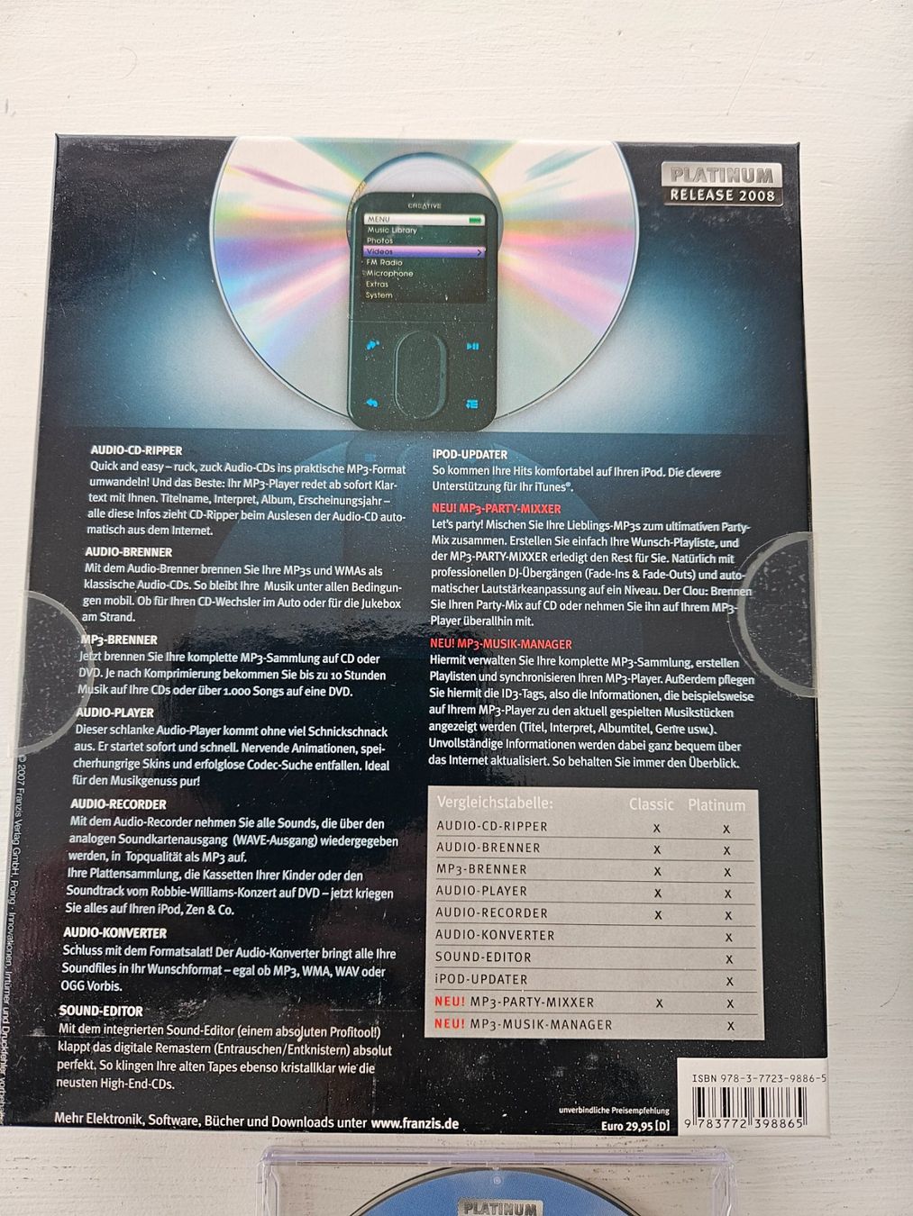 Software: CD goes MP3 4.0 Software, Top Zustand – Nuovo e nell'imballaggio originale da Lauerz venduto da Etri 1
