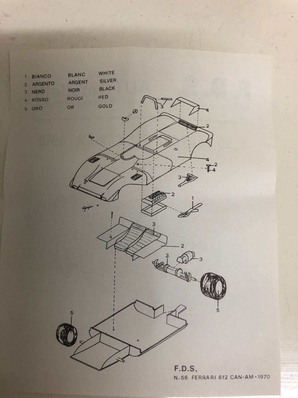 Ferrari Modellini d'auto: FDS-Kit Ferrari 1/43 – Nuovo (secondo la descrizione) da Muttenz venduto da Gucci2005 3