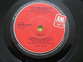 Single Rock Me Amadeus Falco AMLS 1497 A 1986 Vinyl