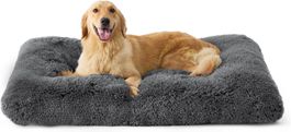 Flauschiges Hundebett groß waschbar rutschfest 104cm