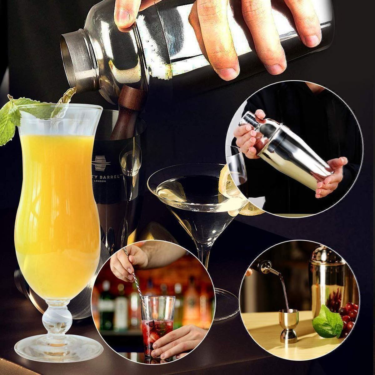 Küchengeräte: 12 Teilig Cocktail Shaker Bar Tool Set – Neu (gemäss Beschreibung) aus Thun von yesky 4