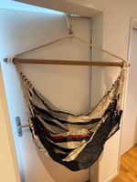 Hängesessel aus Baumwolle, mit Holzstab
