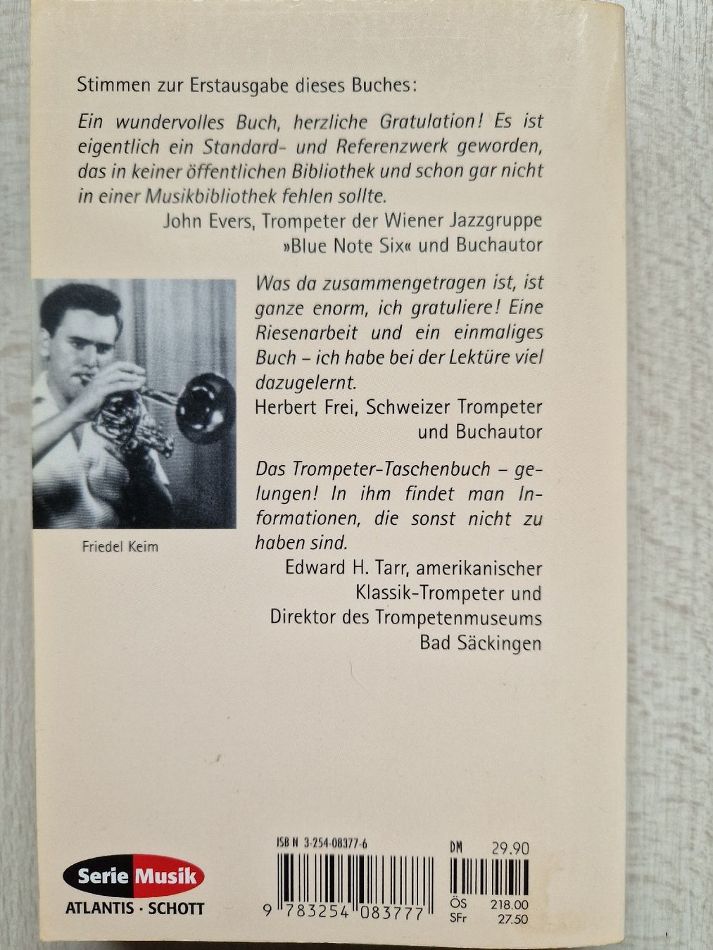 Libri: Friedel Keim: Das Trompeter-Taschenbuch – Usato da Lyss venduto da pksuny 1