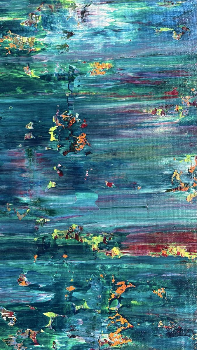 Dipinti: Original abstraktes Acrylbild 50x50 cm – Nuovo e nell'imballaggio originale da Kirchlindach venduto da GeibKeller 1