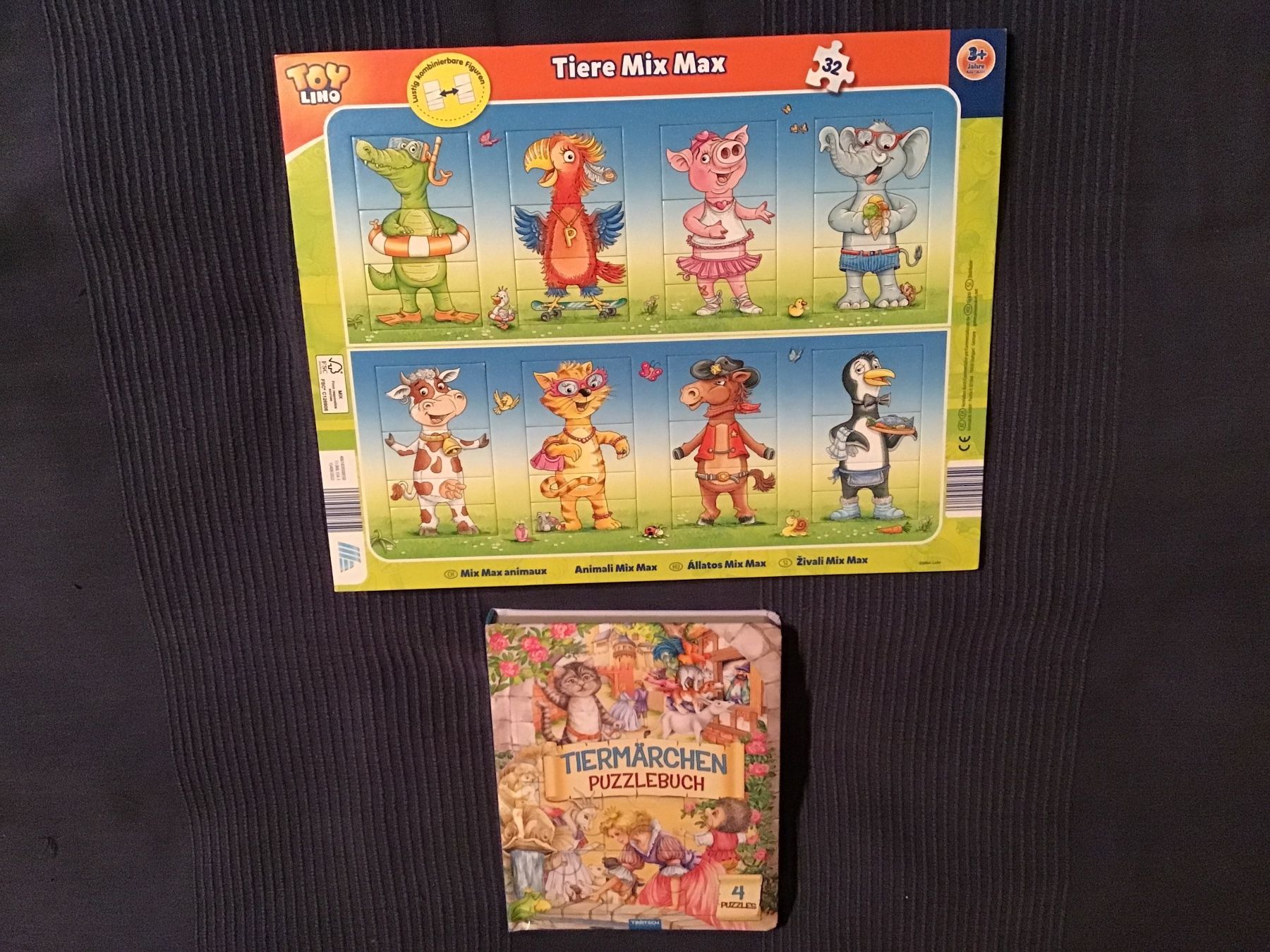Puzzles: Tiere Mix Max Puzzle und Puzzlebuch 3+ – Neu und originalverpackt aus Rüti ZH von Wernika1