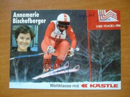 ANNEMARIE BISCHOFBERGER (CH) SKISTAR AUTOGRAMMKARTE