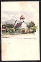 Scherzligen, Ansicht der Kirche