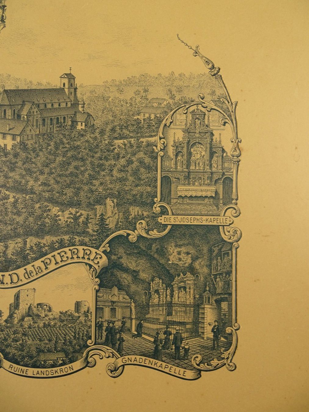 Grafica & Litografie: MARIASTEIN SOLOTHURN, LITHOGRAPHIE ~1900 – Usato da Grüningen venduto da Kartensammler 5