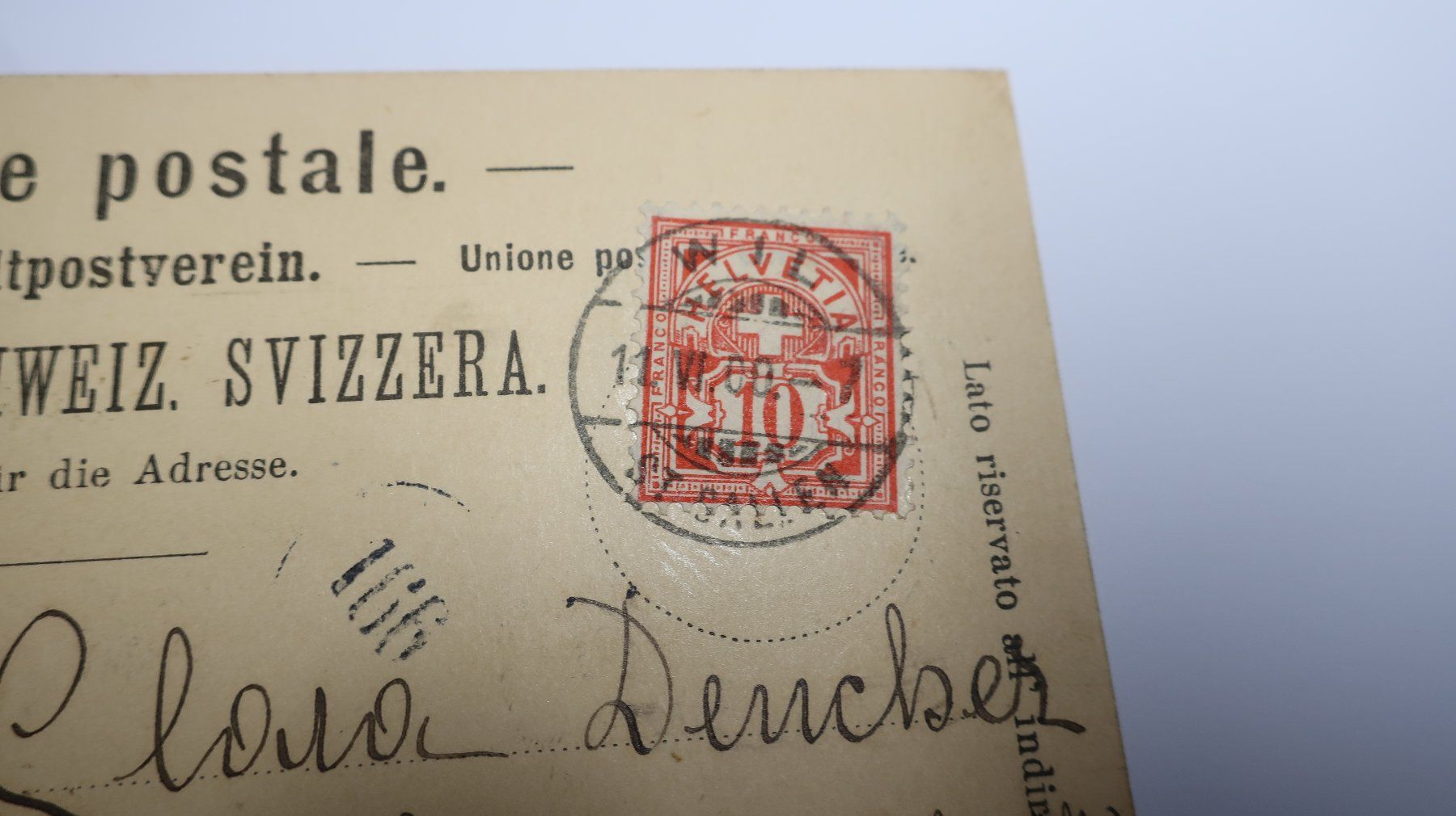 Cartoline postali: Gruss aus Wil. 1900 – Usato da Cormoret venduto da Pascalll2001 3