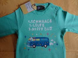 NEUER Body minth "schnaage, loufe, Hippy" Gr. 50/56 - 260747