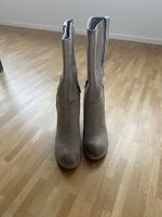 Schicke Stiefel in Taupe, Grösse 37 Top!
