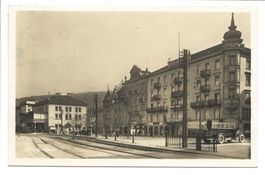 Rorschach (SG) Hafen-Bahnhof - Hotel Anker - Postauto - 1930