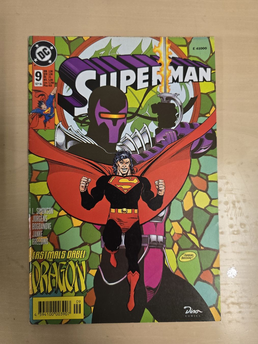 Comics: Superman Comic #9, Dragon, Erstausgabe – Gebraucht aus Tuggen von Zweitechanceboutique