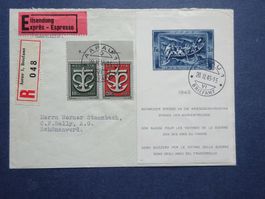1945 W21  FDC Aarau in schöner Erhaltung - SBK 2020 2500.00
