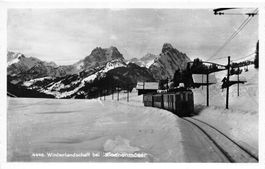 Winterlandschaft bei Saanenmöser, Zug