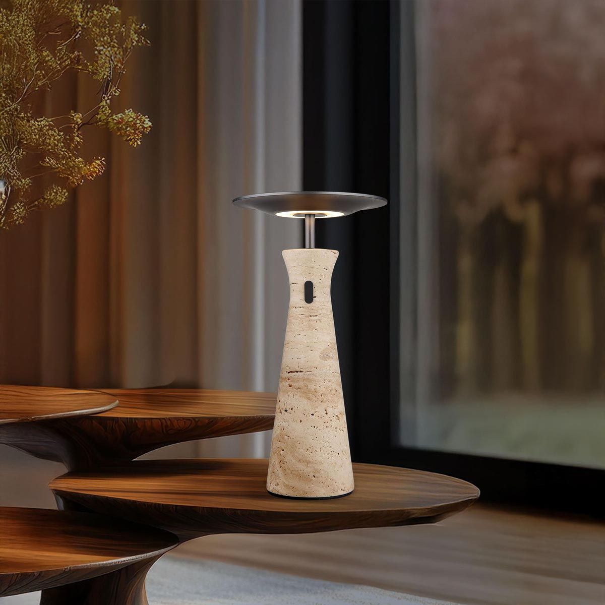 Lampade: LED Tischleuchte, Akku, 34 cm Höhe – Nuovo (secondo la descrizione) da Kreuzlingen venduto da Smart-Light 1