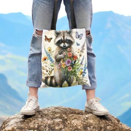Colle Umhängetasche mit Waschbär/Neu