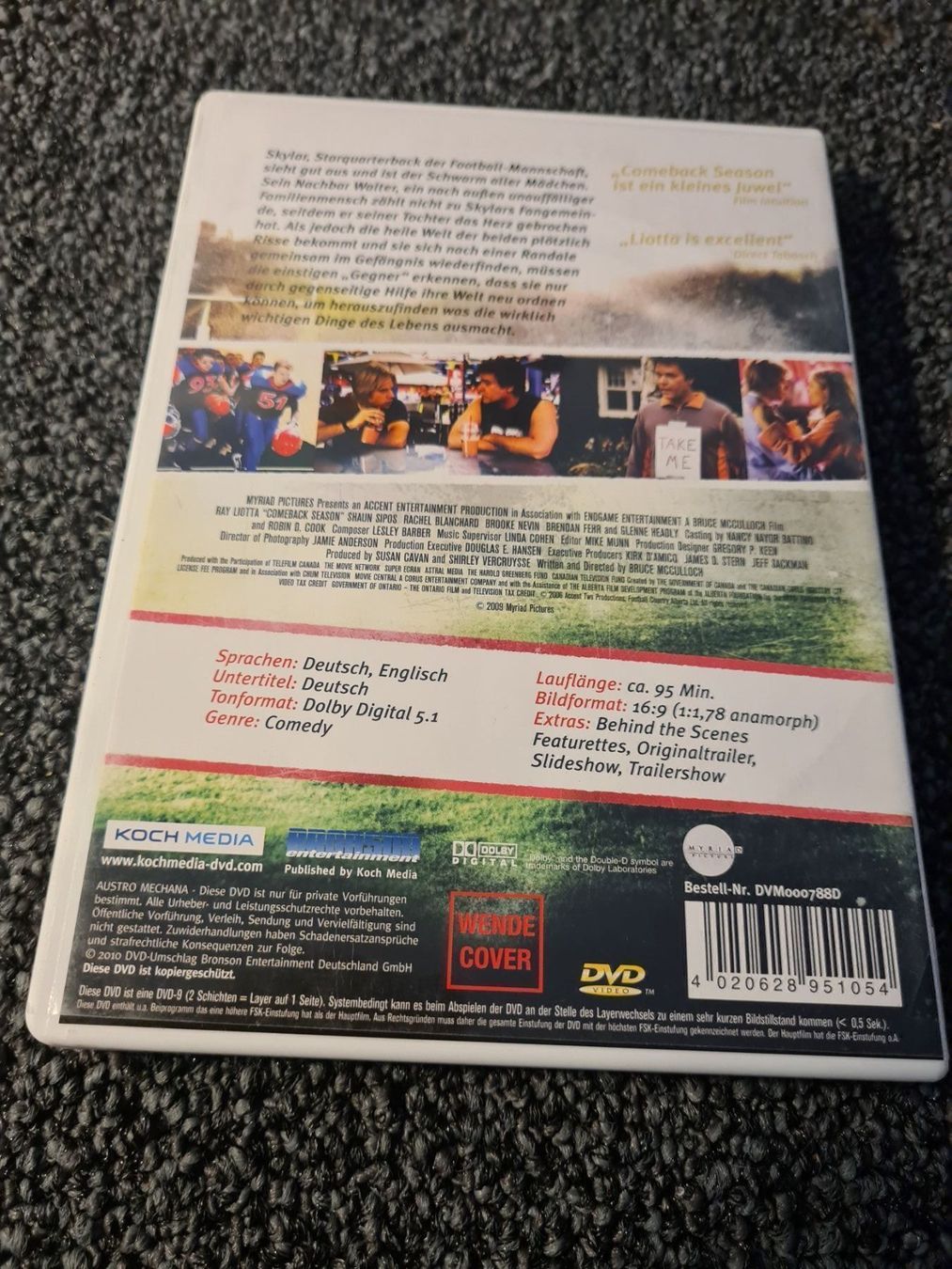 Tutti i DVDs: COMEBACK SEASON (9434) – Usato da Ruswil venduto da jan_bxl5 1