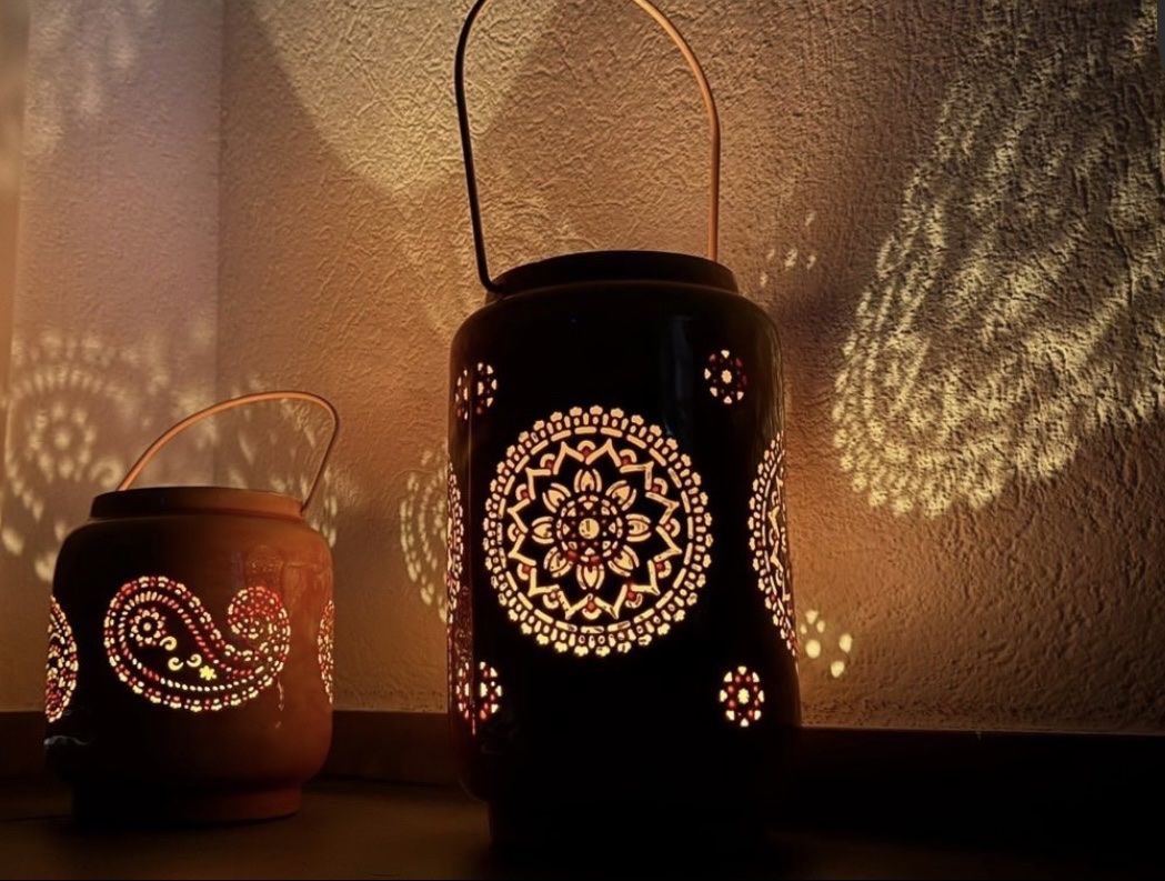 Laternen: 2 dekorative Windlichter / Laternen - orientalischem Muster – Gebraucht aus Menziken von sense83 1