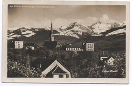 STÄFA Kirche gegen die Glarneralpen