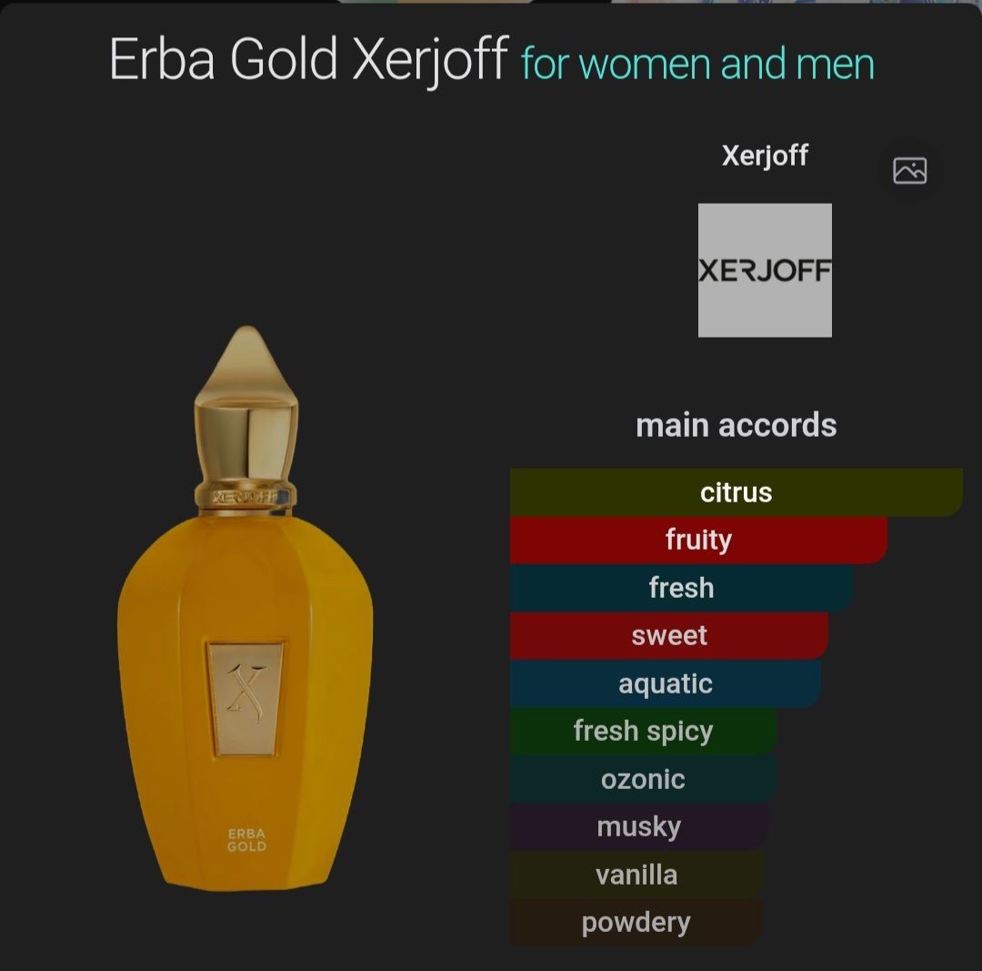 Xerjoff Parfums & Eau de Toilette: Xerjoff Erba Gold – D'occasion à Uetendorf par gab_f2mq 3