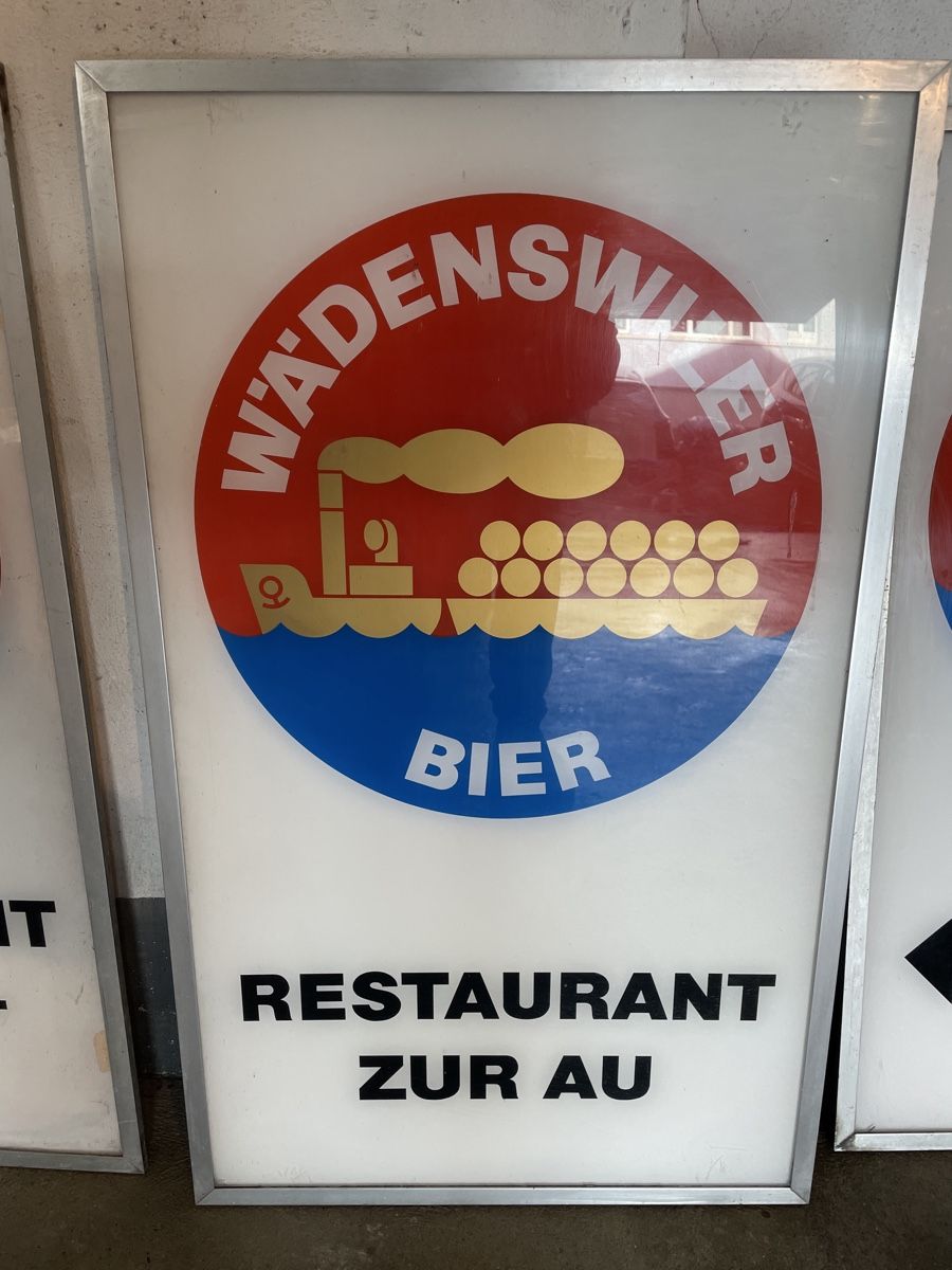 Schilder: Wädenswiler Bier 7 Schilder – Gebraucht aus Oberengstringen von krumpaszky 4