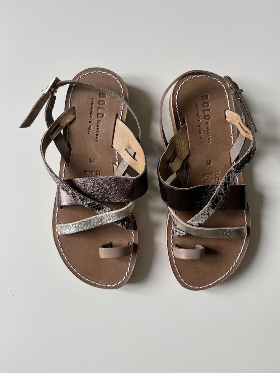 Scarpe da donna: NEUE Ledersandalen, Gr. 36 – Nuovo (secondo la descrizione) da Baden venduto da celine_kids 3