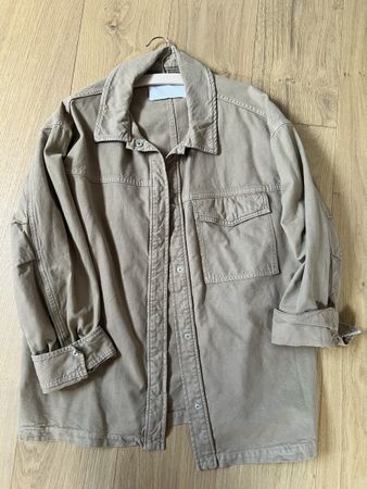 Hemdjacke COS Beige Oversize Grösse M guter Zustand