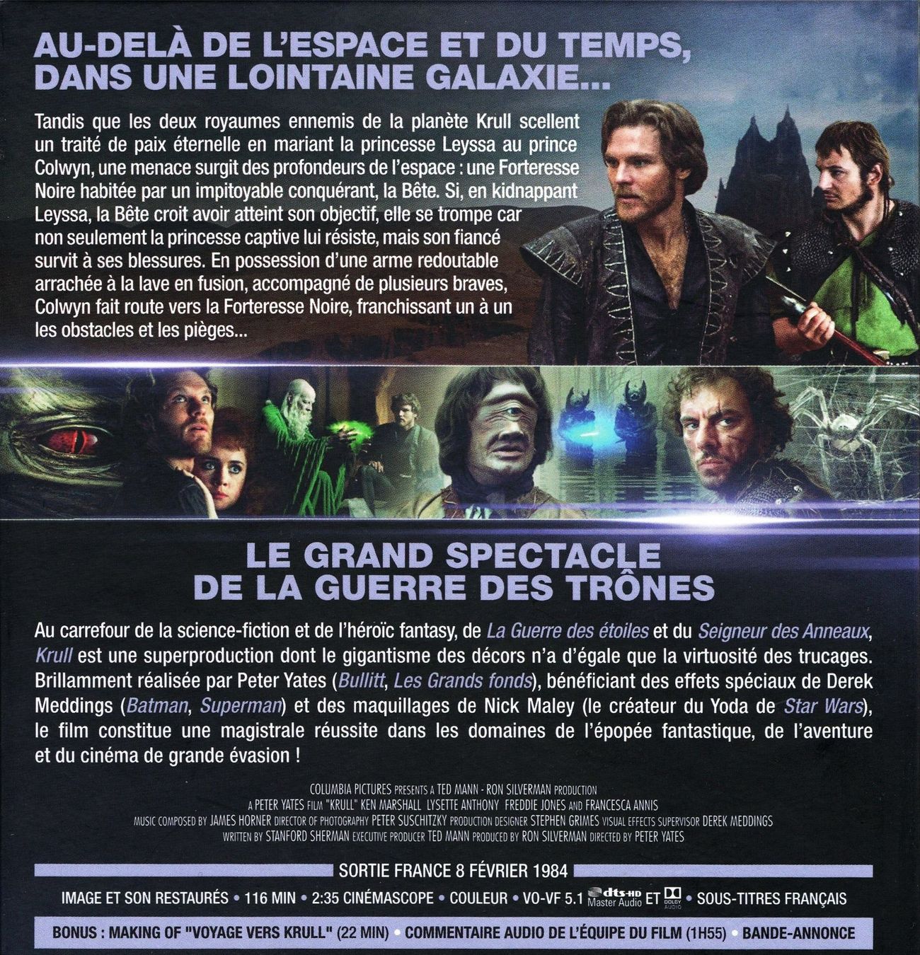 Tutti i DVDs: Bluray et DVD Collector KRULL – Usato da préverenges venduto da Gilou27 3