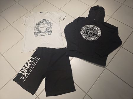 versace set, 10, 12, 14 Jahre, wurde zusammen getragen