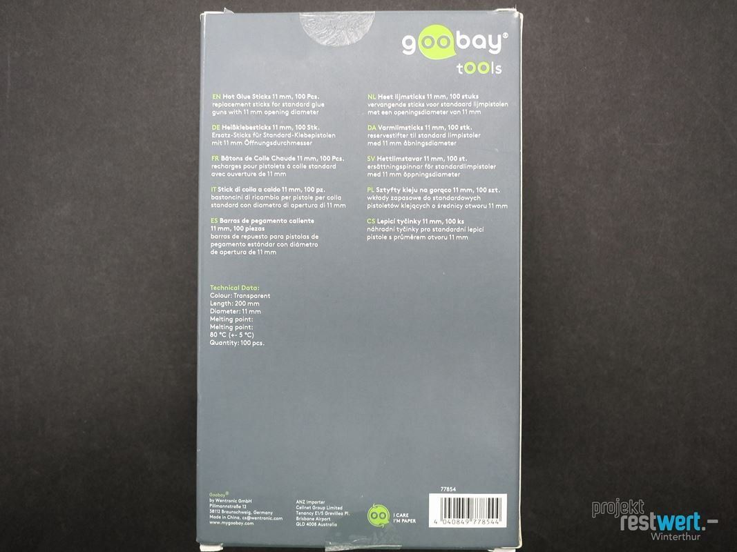 Tutti gli attrezzi: GOOBAY Heissklebesticks – Nuovo (secondo la descrizione) da Winterthur venduto da Restwert_Winterthur 2