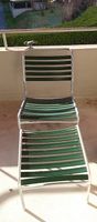 SCHAFFNER SÄNTIS LOUNGER + HOCKER in TANNENGRÜN - WIE NEU