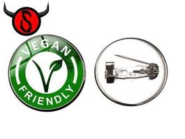 Pin - Vegan Friendly