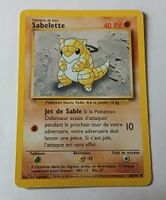 Carte Pokémon Sabelette - FR 1999