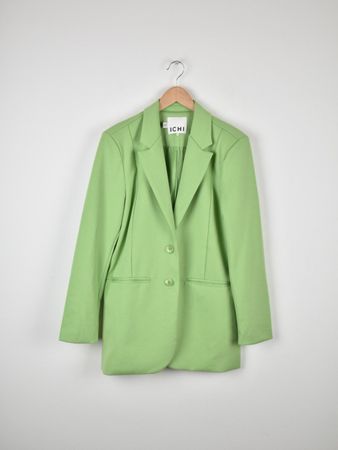 ICHI "IHKATE" Blazer, oversize, Gr.S, hellgrün