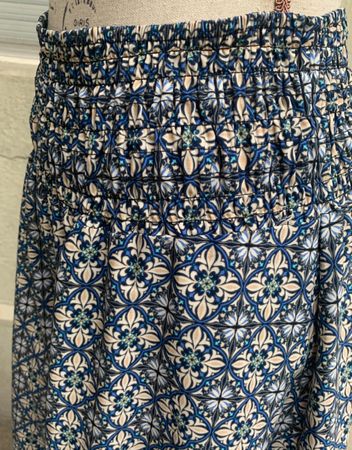 Originale jupe-culotte confort taille élastique froncé t.S-M