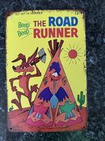 Roadrunner Blechschild Wile Coyote Cartoon 70er Jahre Raritä