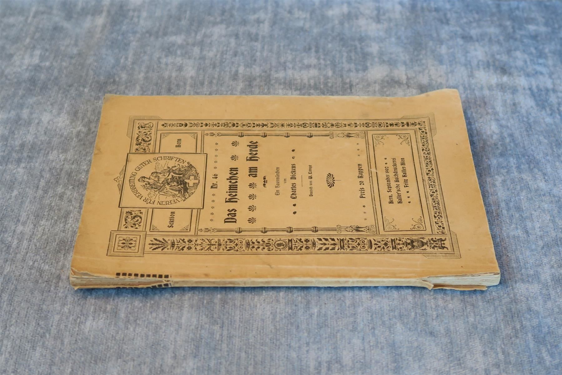 Libri: Das Heimchen am Herde – Usato da Brittnau venduto da marlenestone 5