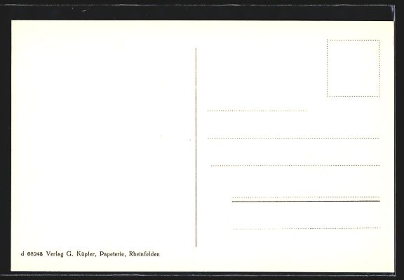 Cartoline postali: AK Rheinfelden, An der Marktgasse – Usato da Berlin venduto da bartko-reher 1