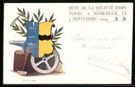 Neuchatel, Ambos, Wappen, Fete de la Soc