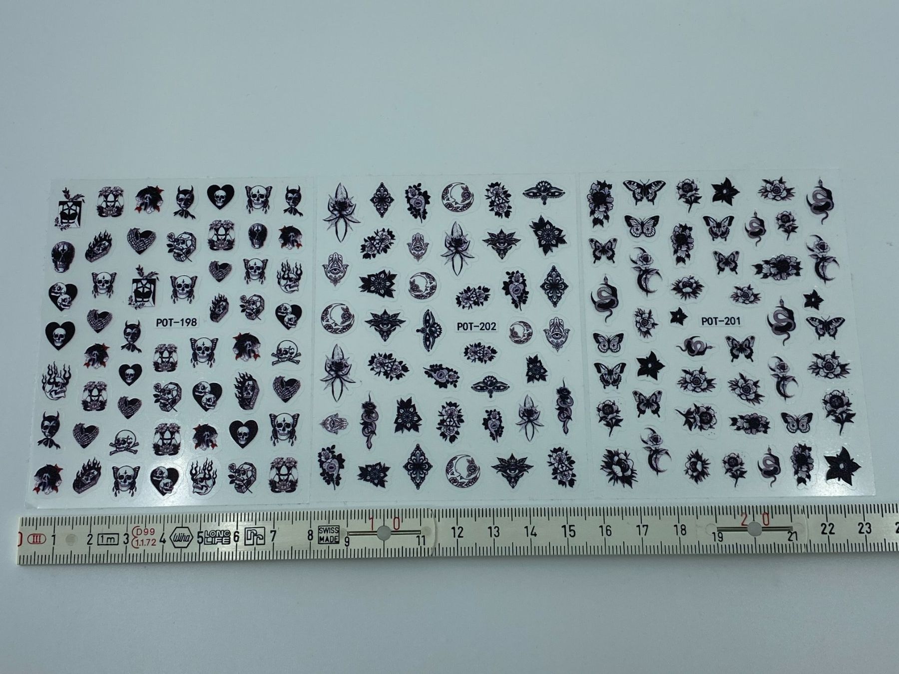 Sticker: Premium Gothic Nail Art Sticker Set No1 – Nuovo (secondo la descrizione) da Langwiesen venduto da rtWebshop