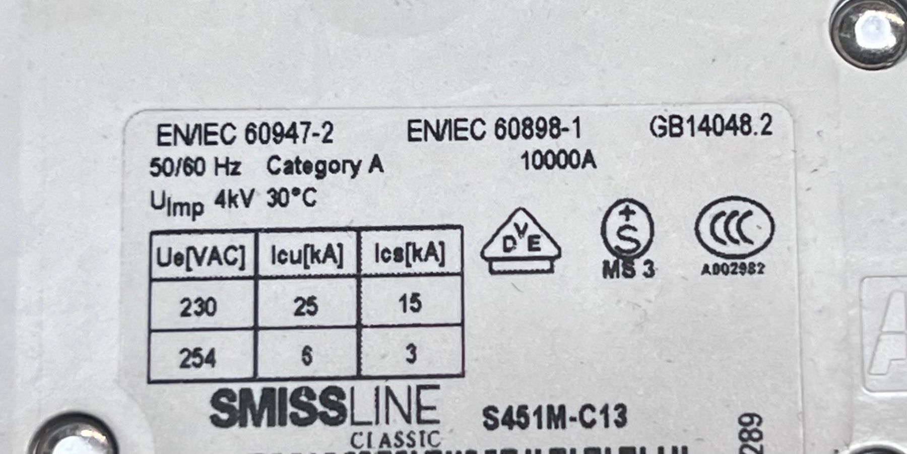 ABB Alimentazione elettrica: ABB Smissline LS C13 + N - Trenner – Usato da Rudolfstetten venduto da Aldo100 2