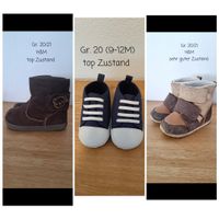 3 Paar Schuhe in Gr. 20 und 20/ 21, alle für 12.-