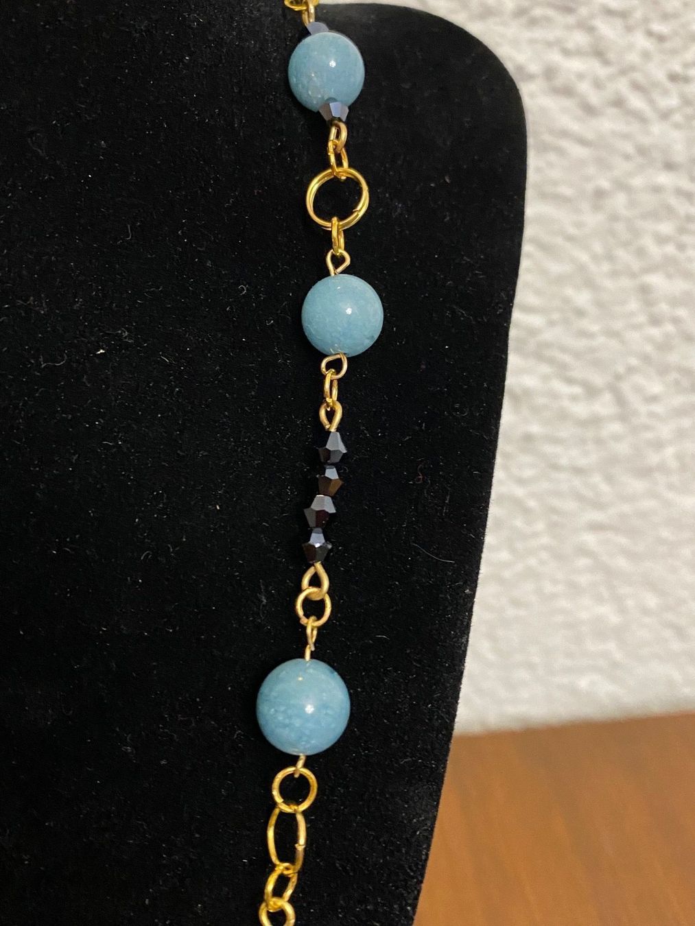 Catenine: Wunderschönes Collier - Halbedelstein - vergoldet - neu – Nuovo e nell'imballaggio originale da Luzern venduto da inf_c7r2 1