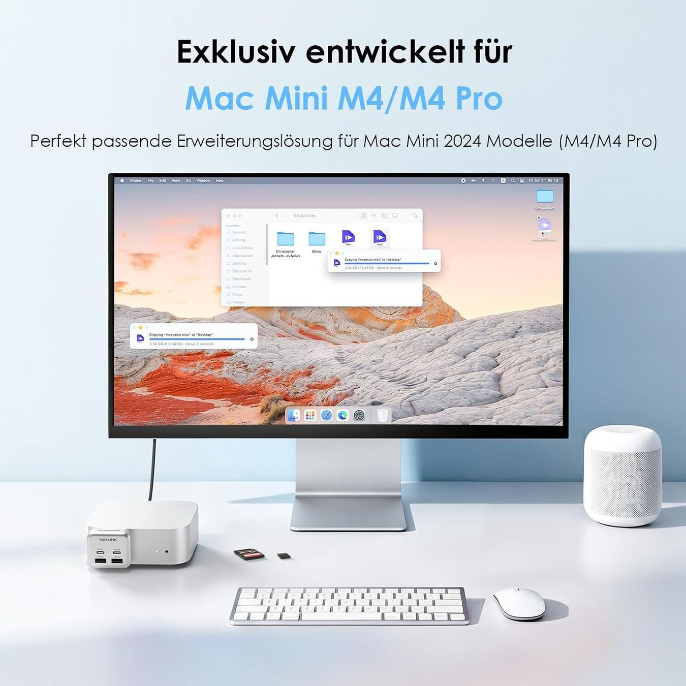 Hub & Switch: Mac mini M4 Hub 6-Port USB-C SD Kartenleser – Nuovo e nell'imballaggio originale da Suhr venduto da SchnapperCH 5