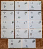 1982-86_680-693_Sternzeichen_ALLE 14 FDC_Einzelm. komplett !