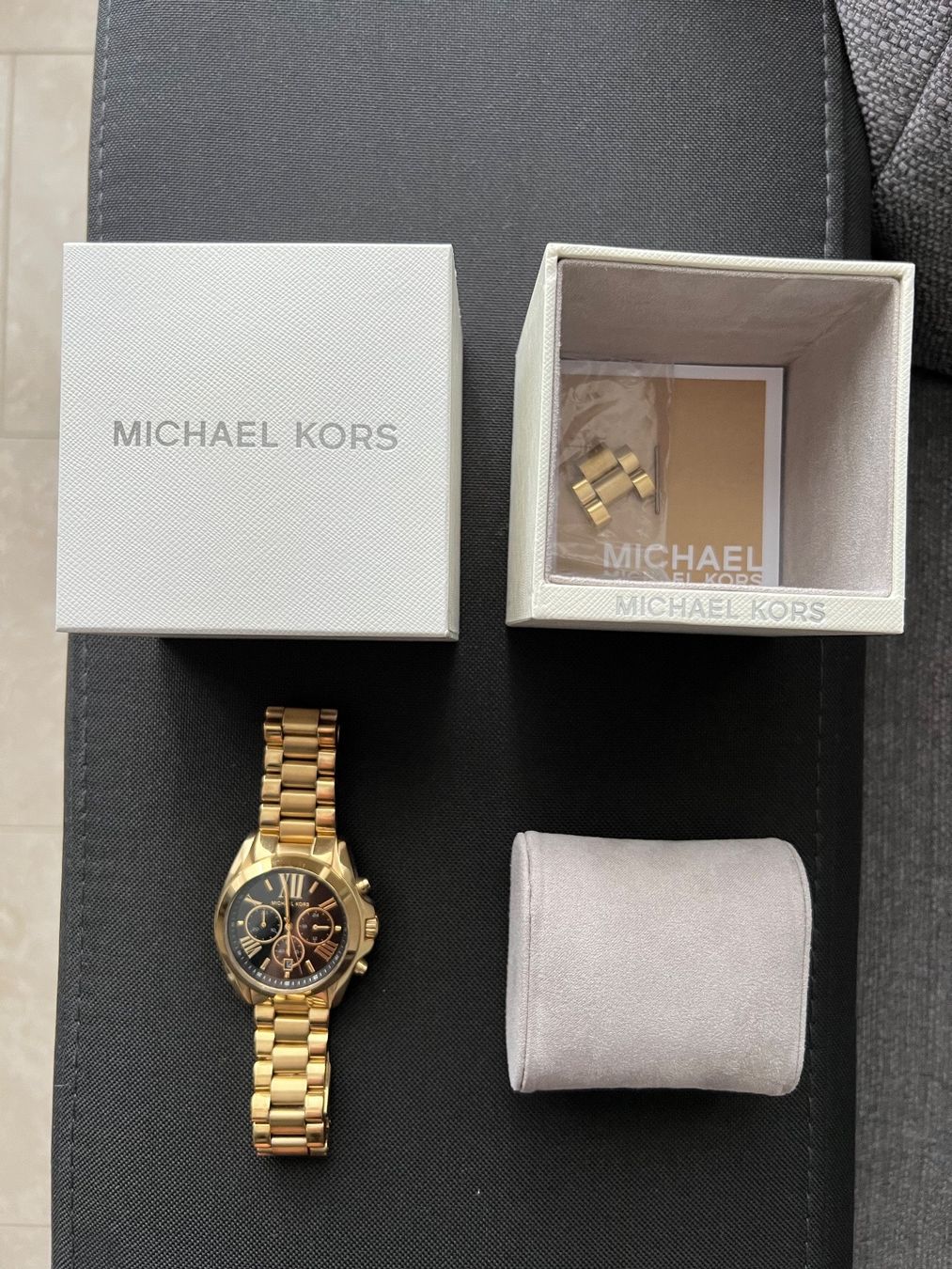 Michael Kors Uhren: Michael Kors Herrenuhr Gold – Gebraucht aus Lufingen von  5
