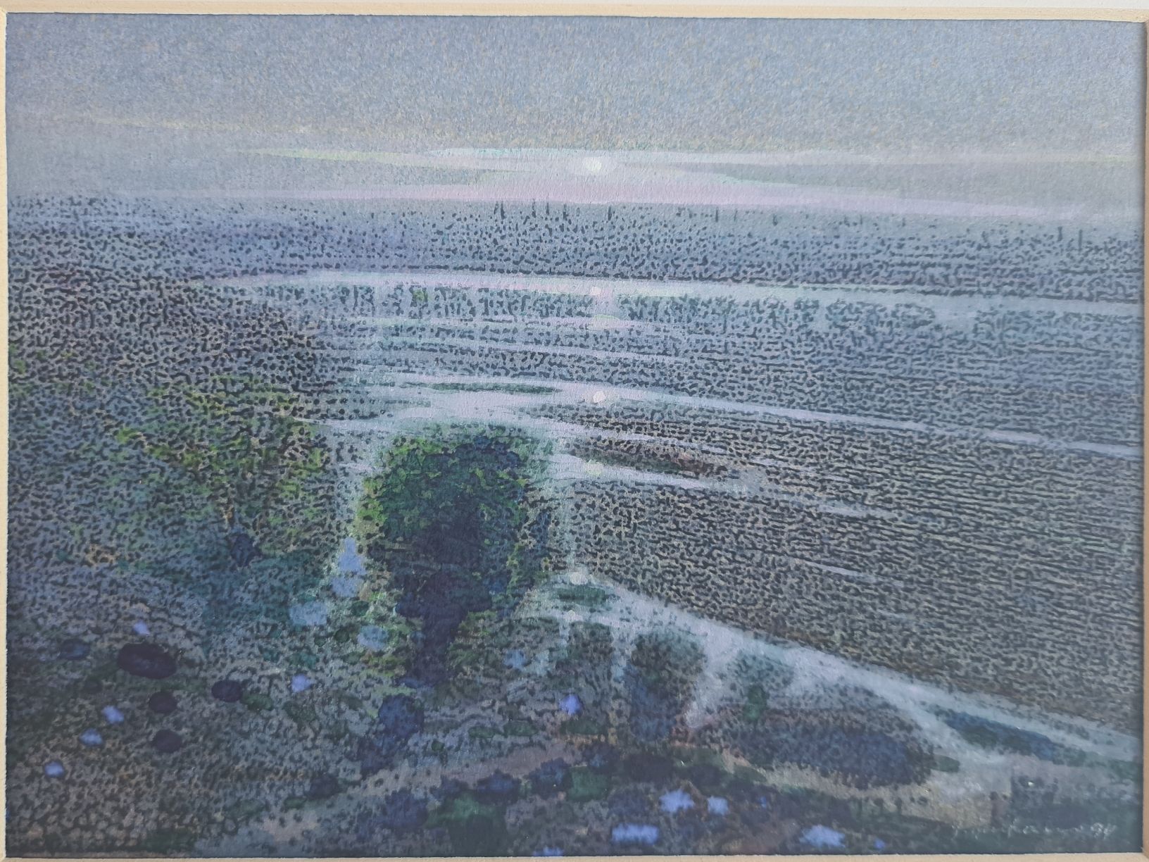 Tableaux: Günter NEUBAUER - An der Oder – D'occasion à Hünibach par sokothu