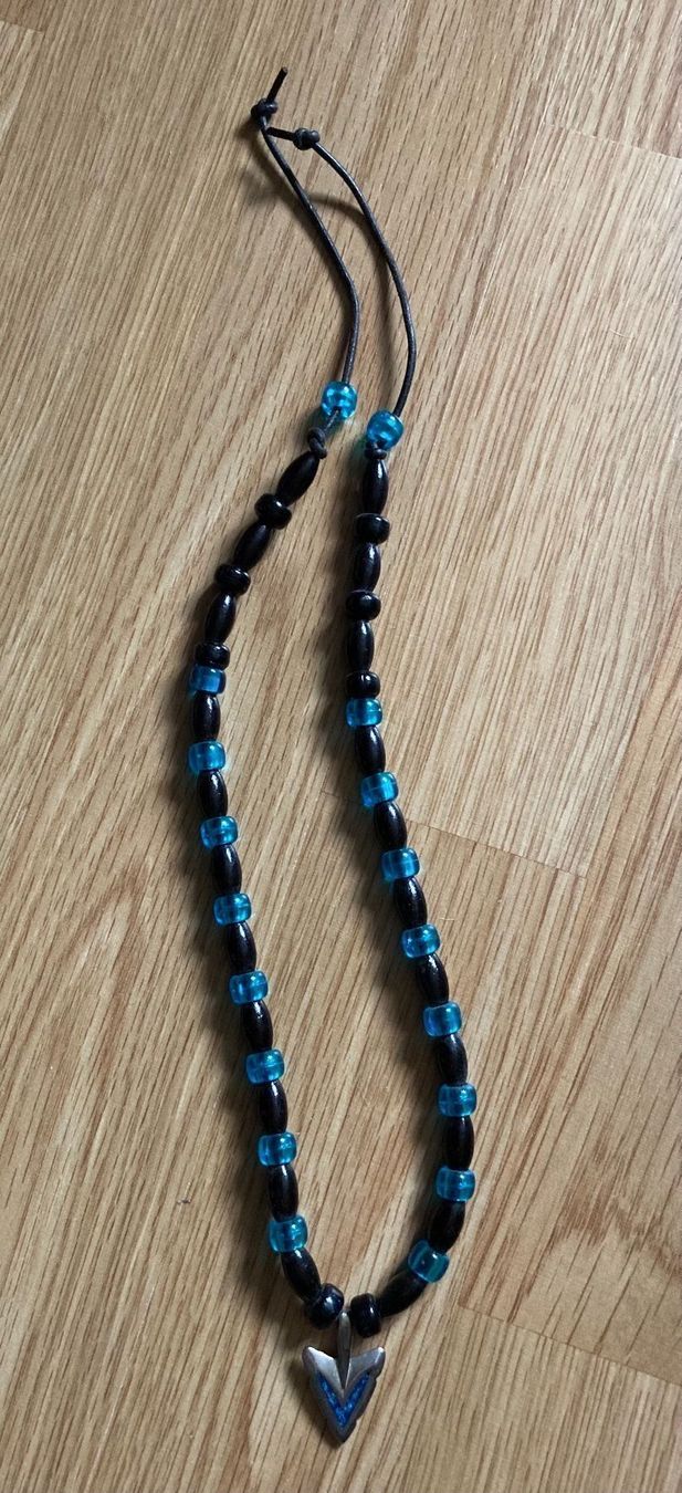Ketten: Indian Style Halskette blau schwarz – Gebraucht aus Winterthur von Arunasu 1
