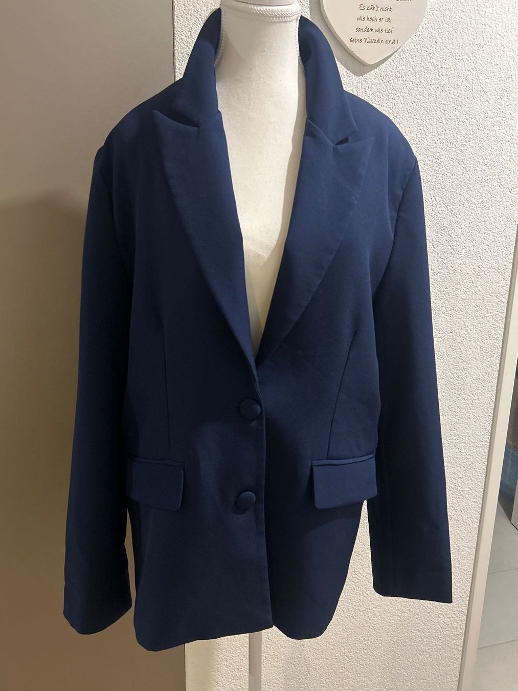Boohoo Giacche: Blazer dunkelblau von Boohoo Gr. 38 – Nuovo e nell'imballaggio originale da Brunnen venduto da Nala2929 1